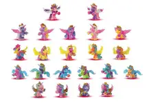 O for U HOT Original Flocking Filly Horses Filly Stars With Wings Series Little Horse Dolls