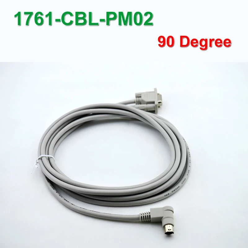 

Allen Bradley Micrologix Cable serial 1761-CBL-PM02 90 deg end