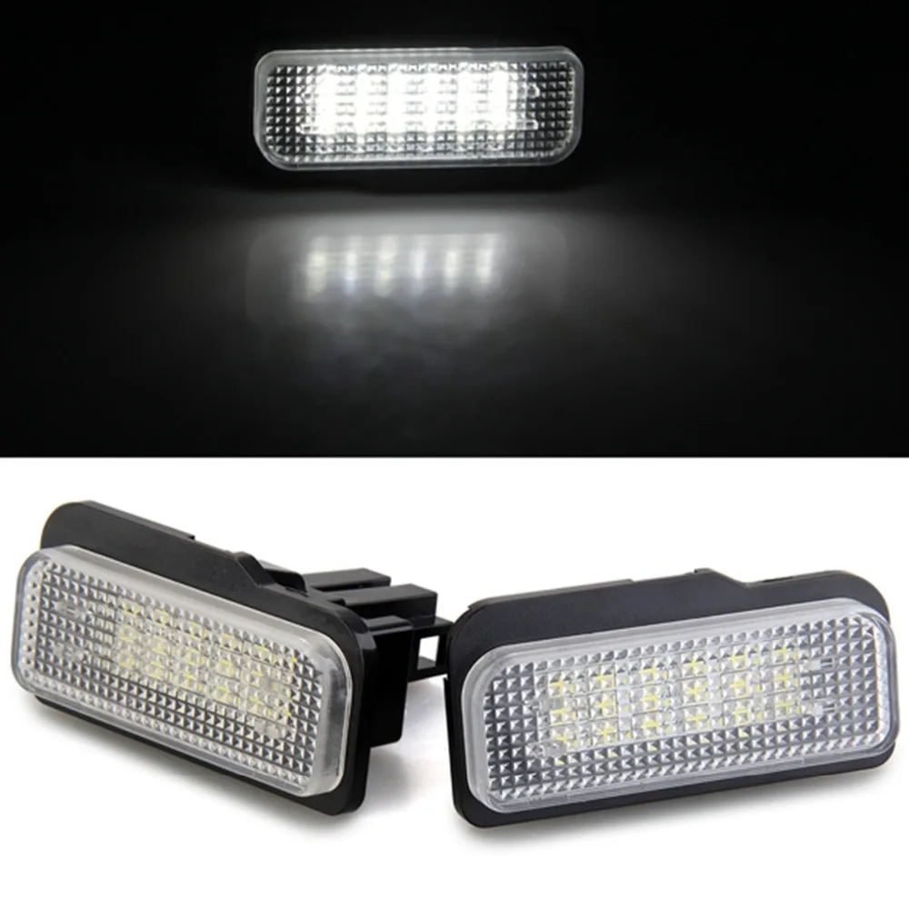Likebuying 2Piece Number License Plate Lights Lamp Bulb for Mercedes