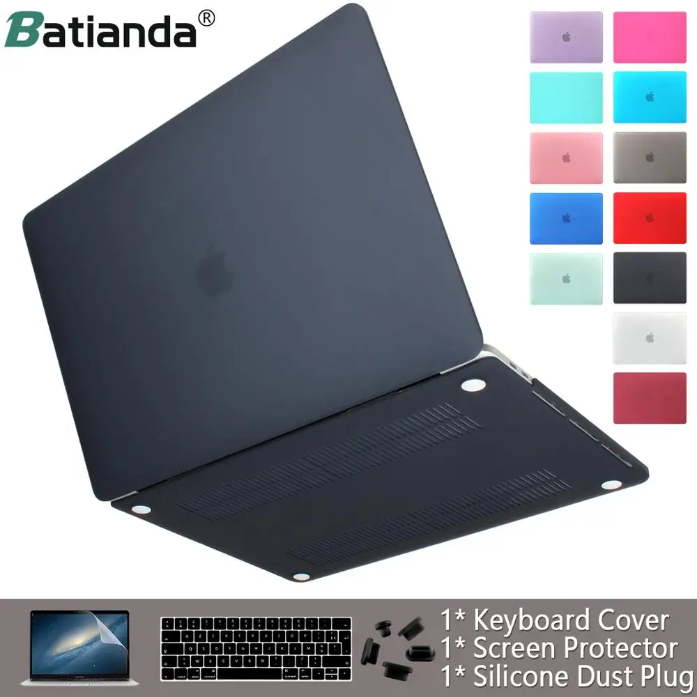 Чехол для ноутбука apple Macbook Air Pro Retina 11 12 13 15 16 матовый чехол macbook Touch Bar ID клавиатура