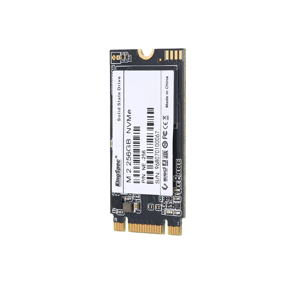 KingSpec 256GB 2242 PCIe 3,0 NVMe M.2 3D NAND SSD твердотельный накопитель-внутренний SSD(NE-256) 256G для ПК, компьютера, ноутбука, рабочего стола