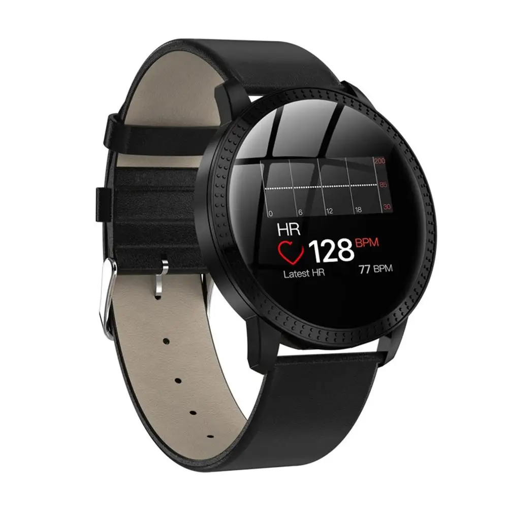 

Smart Watch CF18 Waterproof IP67 1.22 Inch Round Dial Blood Pressure Monitoring Multi Sport Modes Smart Watch