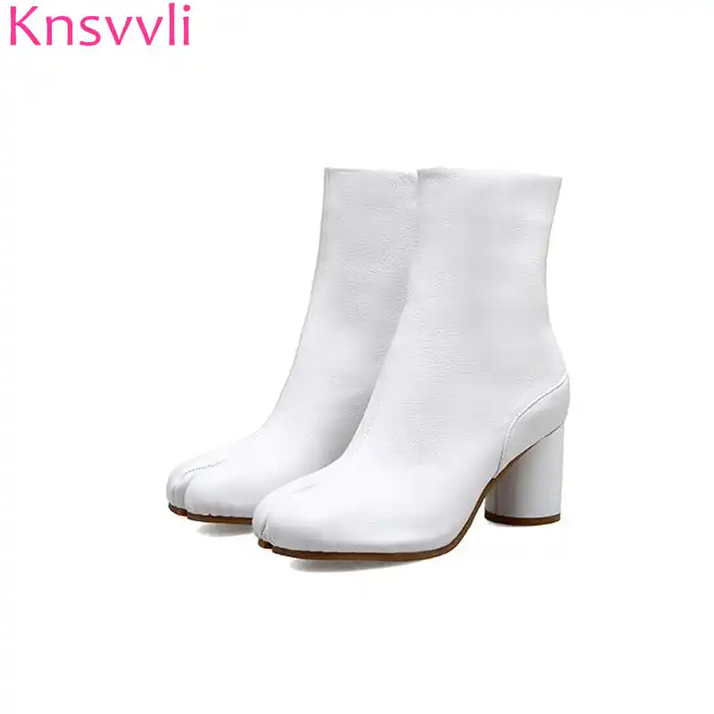 round heel boots