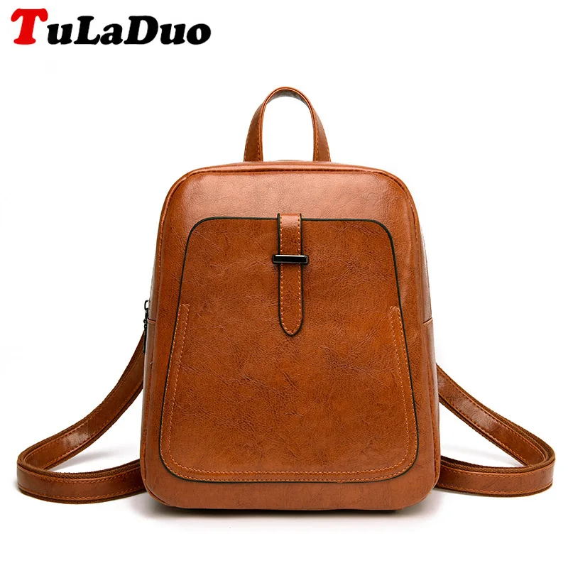 

New Korean Fashion Small Women Backpack Female PU Leather Women's Backpacks For Teenage Girls School Bags mochila feminina