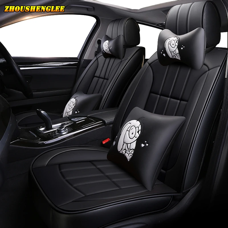 

New luxury Leather car seat cover for volkswagen gol vw polo passat golf caddy lupo Tiguan Sharan Phaeton Automobiles Seat Cover