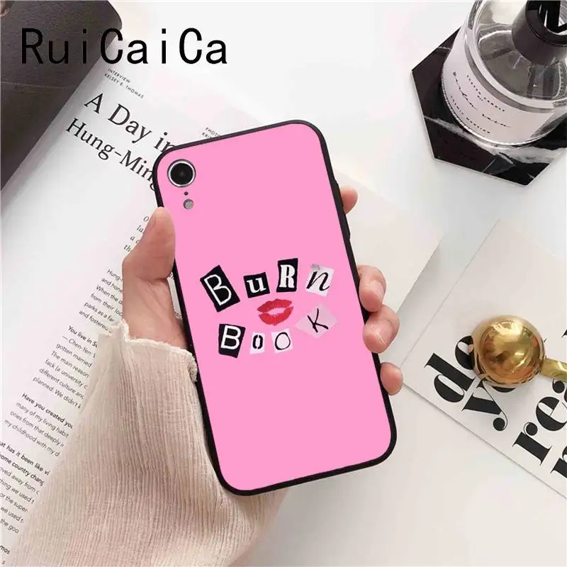 Burn Book Mean Girls Kiss Hot Fashion Fun Dynamic pink