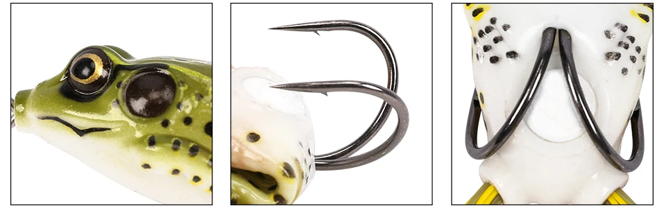 TSURINOYA приманка для рыбы в виде мягкой лягушки 55 мм/14 г 2 когтеобразные крючки Топ воды силиконовый хвост рыболовные приманки isca