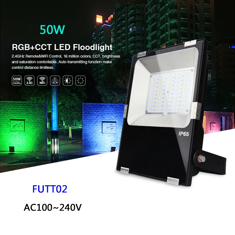 Miboxer FUTT02/ FUTT03/FUTT04 /FUTT05/FUTT06 10 Вт/20 Вт/30 Вт/50 Вт RGB + CCT светодиодсветильник