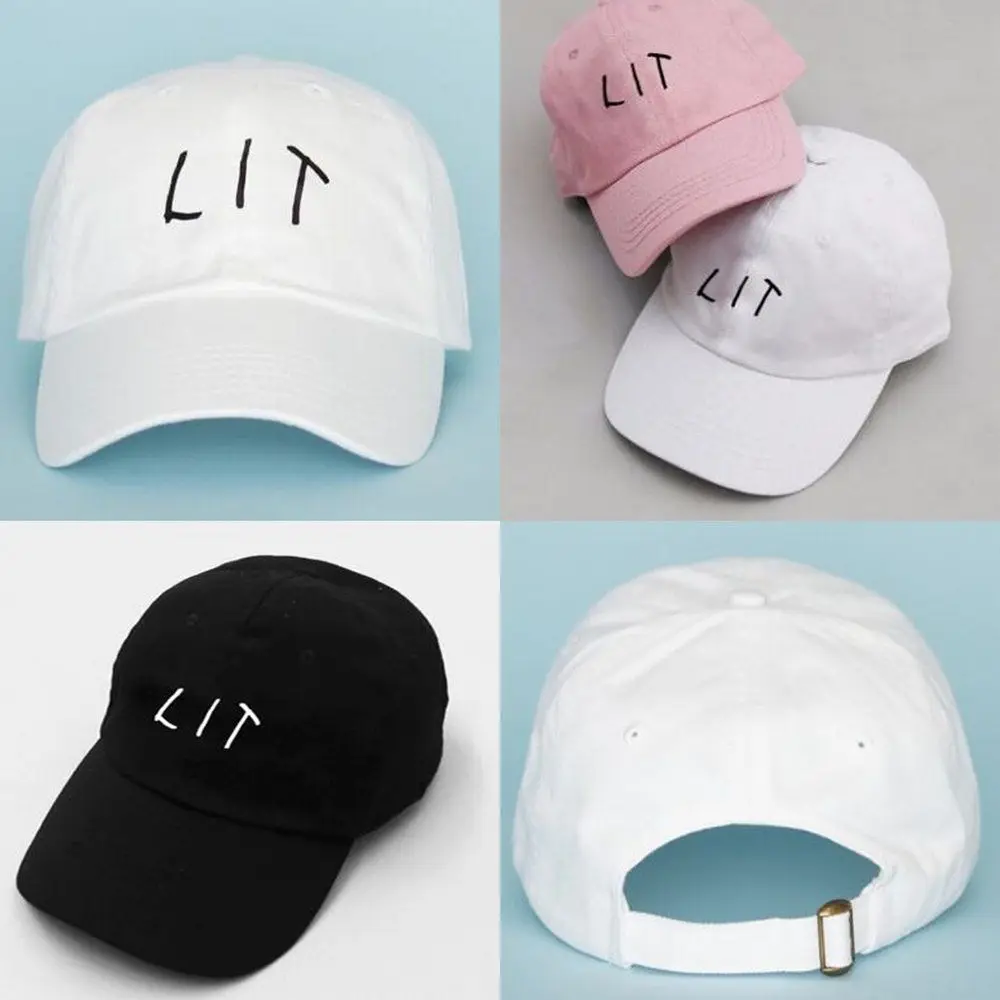 pink lit cap