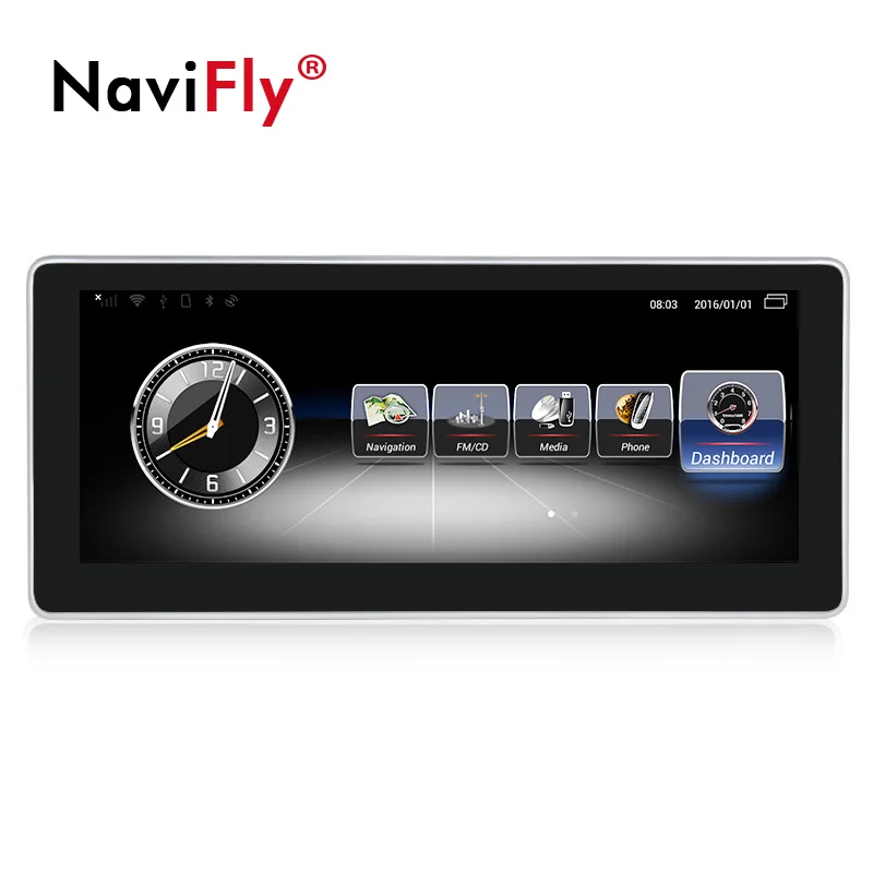 Perfect Navifly 3G RAM 32G ROM Android 7.1 4G LTE Car gps navigator for Mercedes Benz A Calss W176 2013-2015 10.25inch full touch 2
