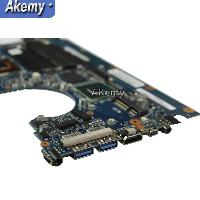  Akemy UX32A Motherboard For ASUS UX32V UX32VD UX32A Laptop motherboard UX32A Mainboard I7-3537U 2GB