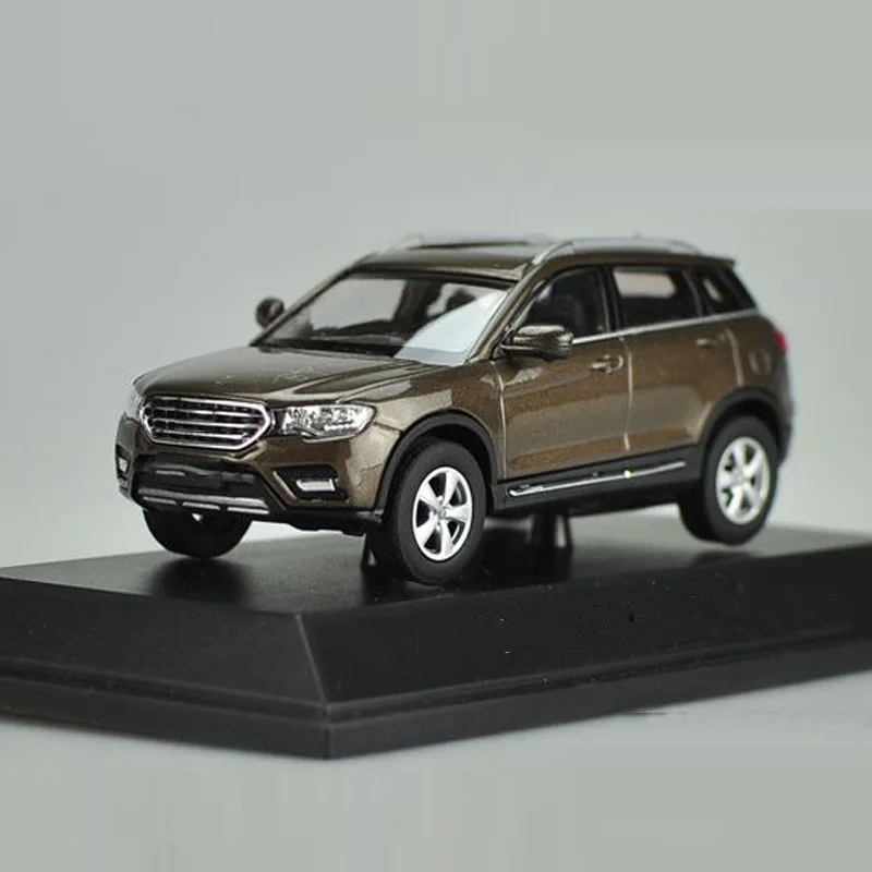 1:43 Масштаб литья под давлением Great Wall H6 Cool SUV высокая модель автомобиля домашний коллекционный игрушечный автомобиль для детей - Цвет: B