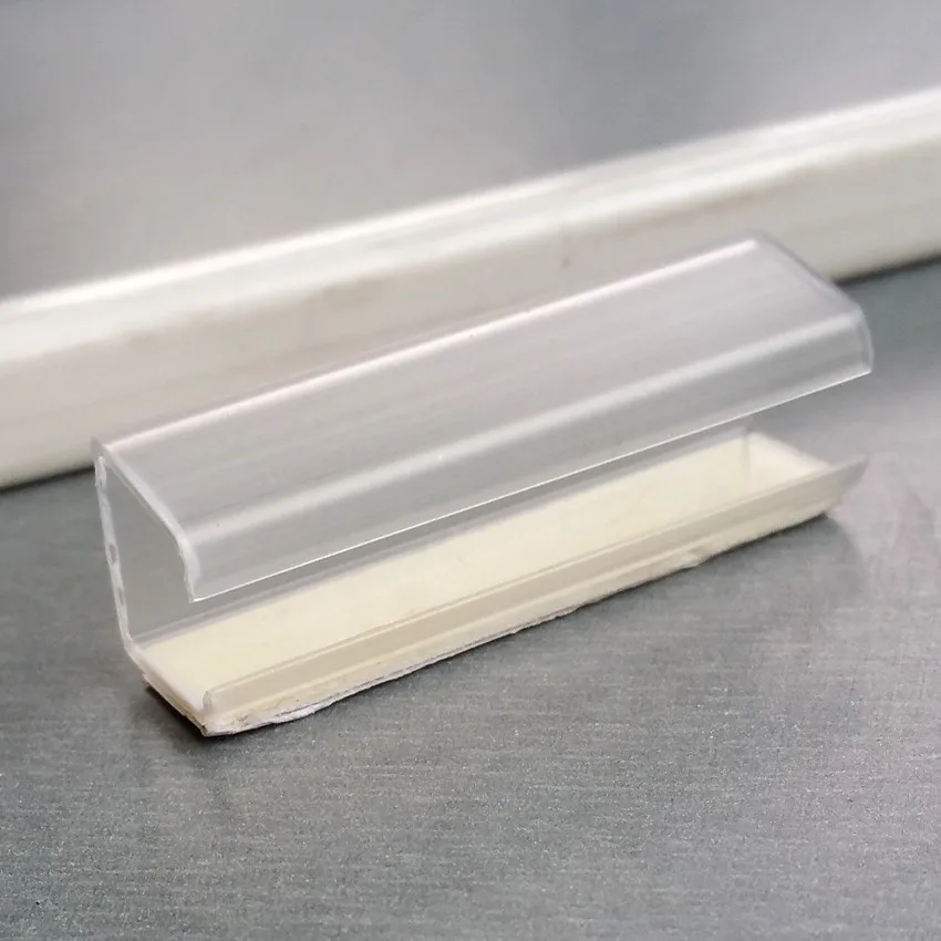 Plastic Poster Sign Tag Display PVC Holder Clip By Good Adhesive Tape