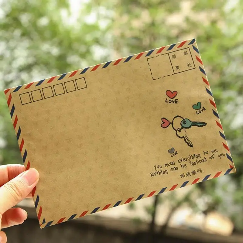 8 шт./упак. Винтажный конверт открытка письмо канцелярская бумага AirMail винтажные