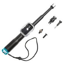 SHOOT 39 inch Extendable Handheld Selfie Stick Monopod for Gopro Hero 5 4 Session 3 SJCAM Xiaoyi 4K Camera with Wifi Remote Case