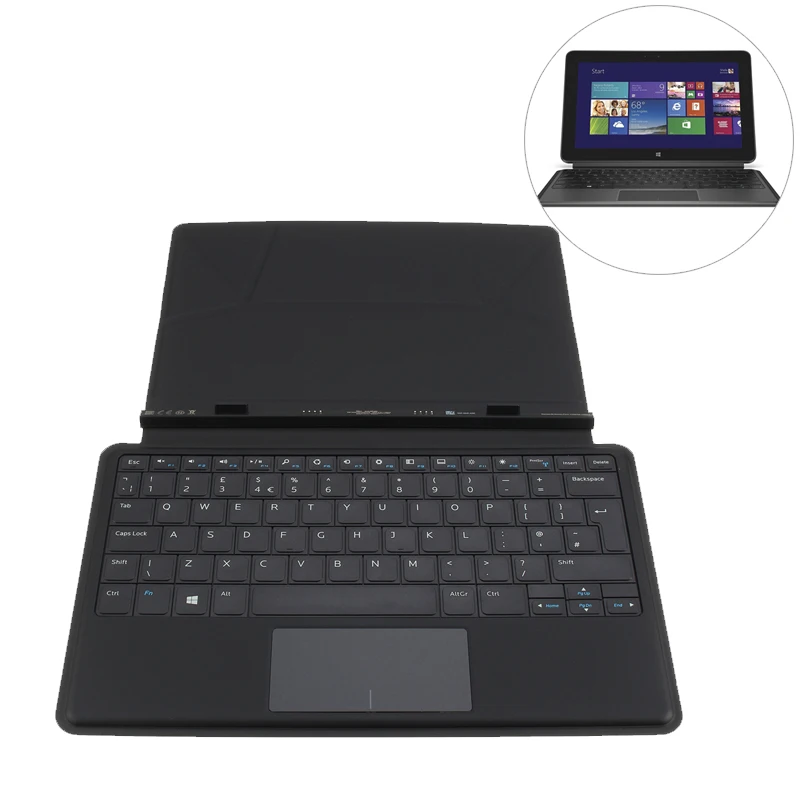 

Mobile Tablet Keyboard Slim Case Stand Docking Keyboard Cover For Dell Venue 11 Pro 5130 7130 7139 7140