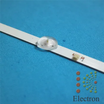 

700mm*10mm LED Strips 10 leds w/ Optical Lens Fliter Large Size for 39''/40'' TV Panel Monitor Backlight Lamps New 2pcs