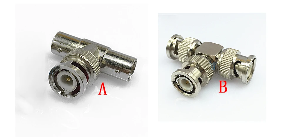 Материал: чистая медь адаптер BNC сплиттер три штекера Q9 мужской соединитель Видео соединитель коаксиальный адаптер