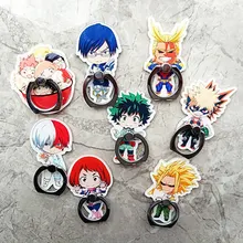 My Hero Academia All Might Bakugou Midoriya Todoroki Ring Stand Mount Holder Stent Mobile Phone Paste Stents