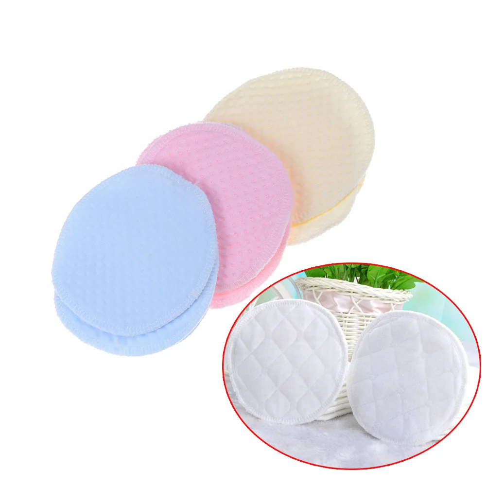 6 pièces réutilisables lavables absorbants maman bébé allaitement coussinets d'allaitement fournitures