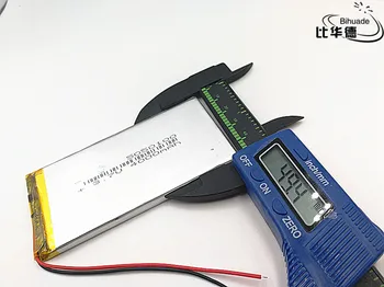 

2pcs/lot 5050100 3.7V 4000mAh lithium polymer rechargeable li ion battery for GPS DVD PDA