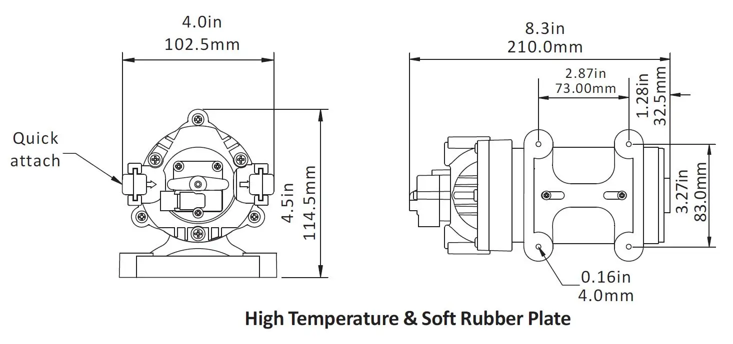 SURFLO high pressure electric agriculture sprayer water pump DC 12V 24V optional