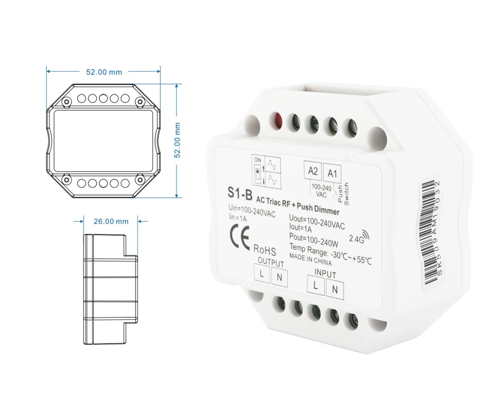 wireless dimmer 220v