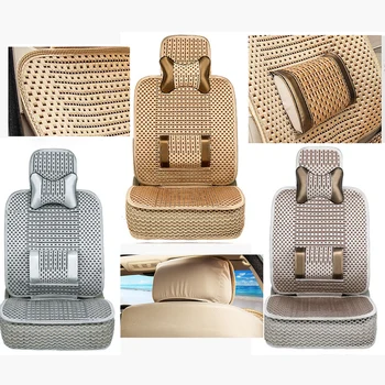 

KKYSYELVA 1 Front Car seat Cover for Toyota Auto Driver Seat Cushion Car Seat Protector mat Interior Accessories Car-styling