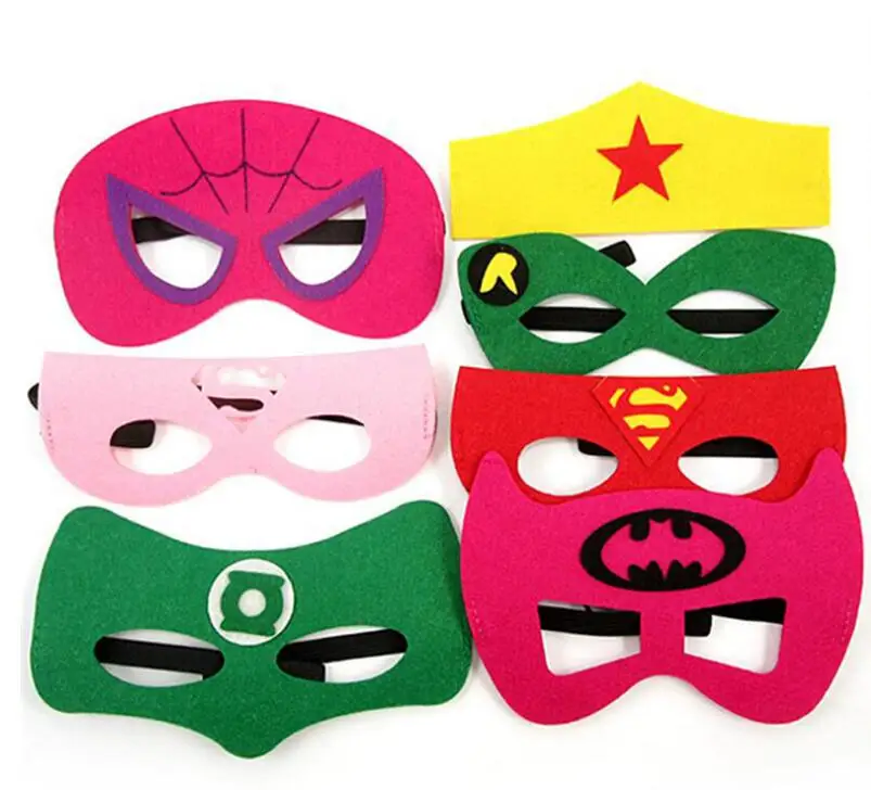 Маска для девочек «Человек-паук», «супергерой», «супергерой», «Супермен», «Тор», Маскарадные костюмы на Рождество