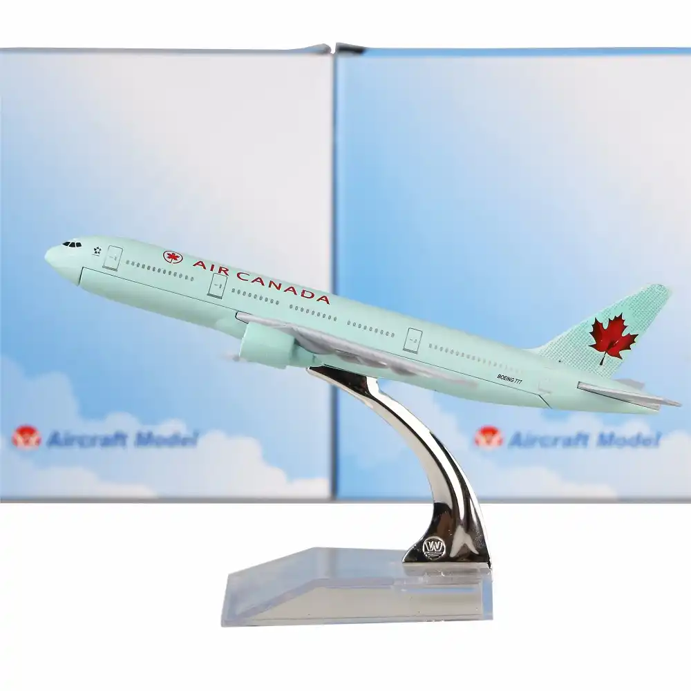 Канадские авиалинии Boeing 777 16 см металлические модели самолетов детские