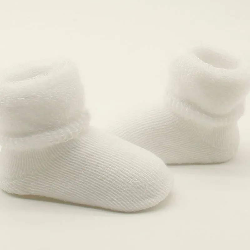 Новинка; сезон осень-зима; хлопковые носки для новорожденных От 0 до 1 года мальчиков и девочек 6 цветов; повседневные плотные теплые удобные носки ярких цветов