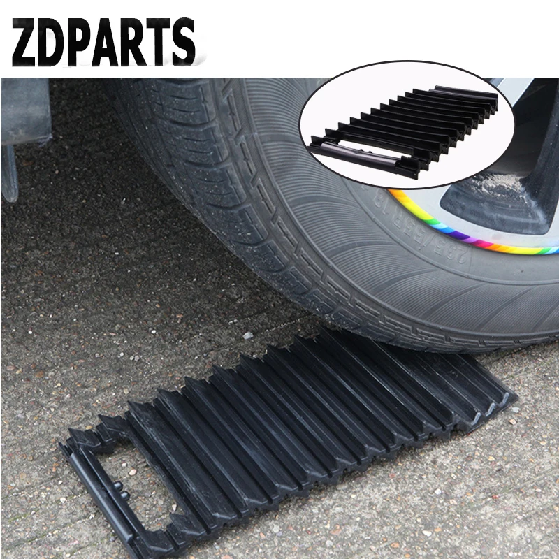 ZDPARTS 1X коврик для автомобильных шин противоскользящие цепи пластина инструменты