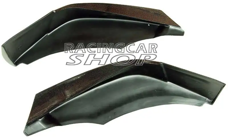 ACS style Real Carbon Fiber Front Spoiler Lip spoiler 1pair for BMW 6-Series F06 F12 F13 M Sport bumper  2012UP