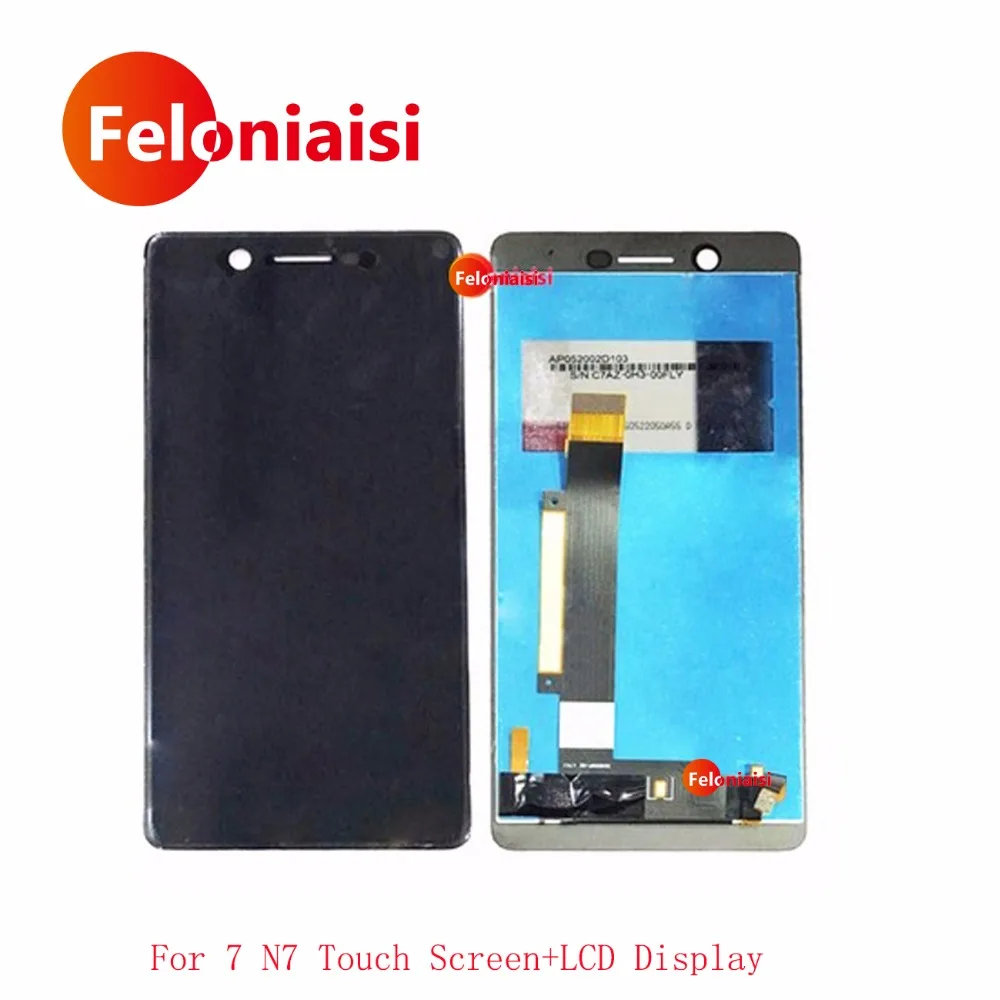 10Pcs/lot DHL EMS High Quality 5.2'' For Nokia 7 N7 Full Lcd Display With Touch Screen Digitizer Panel Assembly Complete |