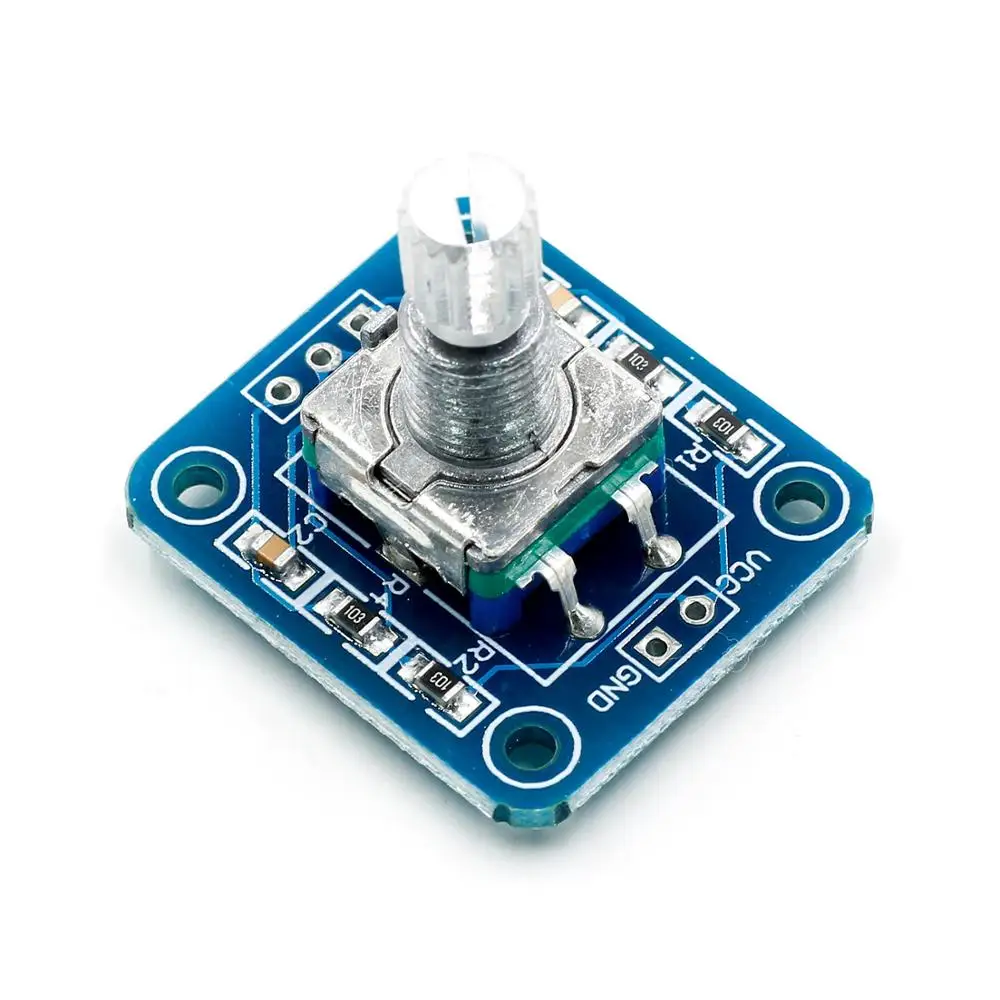 Поворотный модуль кодировщика для Arduino Кирпич Датчик развития аудио вращающийся Потенциометр ручка EC11
