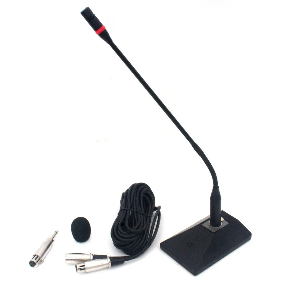 

Gooseneck Condenser Microphone Cardioid Black Conference Meeting Condenser Microphones Really Good Quality Two Power Supply Type
