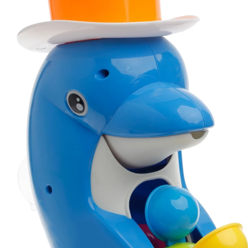 2018 г. Лидер продаж Симпатичные Дельфин Ванна Душ колесо детские игрушки для малышей воды распылительный инструмент подарок для ванной для