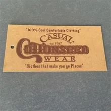 Customized Garment Tag Clothing for Kids Wear /Fashion Hang tag/ Swing Tags