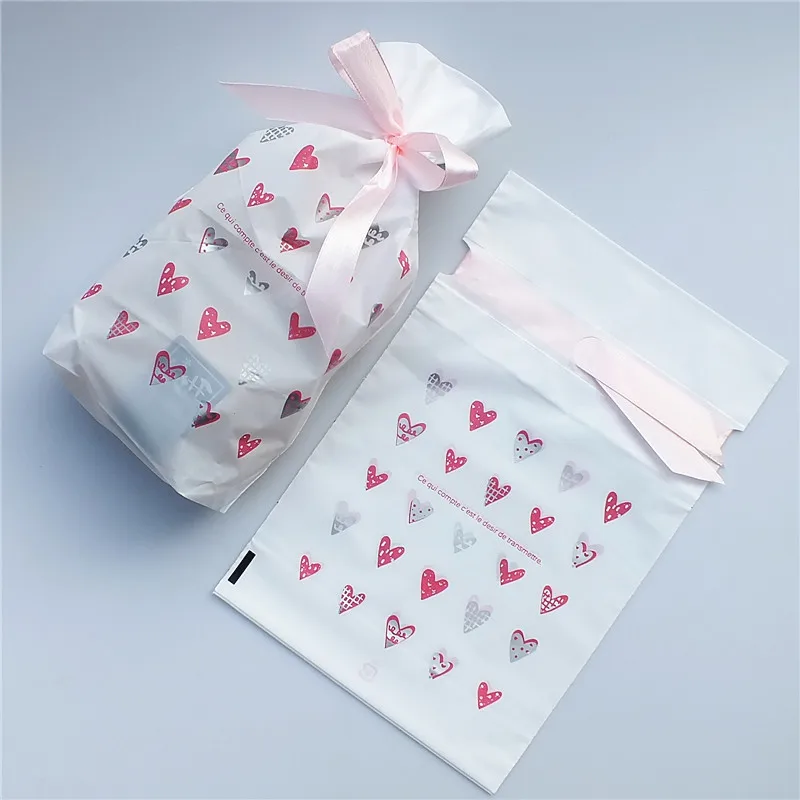 LBSISI Life 10 шт. пластиковый мешок на шнурке с лентой для печенья, закусок, конфет, сумки для дня рождения, свадебного декора, подарочные пакеты