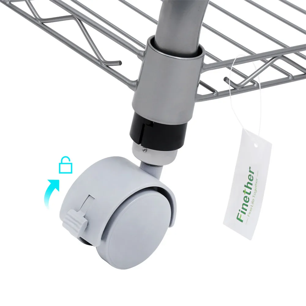 Finether Регулируемая Вешалка для одежды хранения сушки подвесная стойка