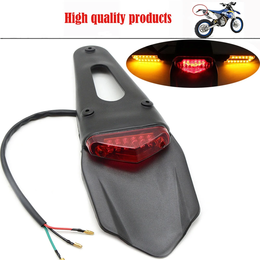 

For HONDA CRF250R CRF450R CRF 250R 450R 2007-2015 Dirtbike Motocross Enduro Supermoto tail light Rear Fender tail light LED Stop