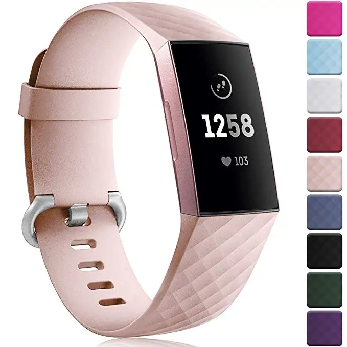 12 цветов Смарт часы браслет для Fitbit Charge 3 4 спортивный сменный ремешок Аксессуары
