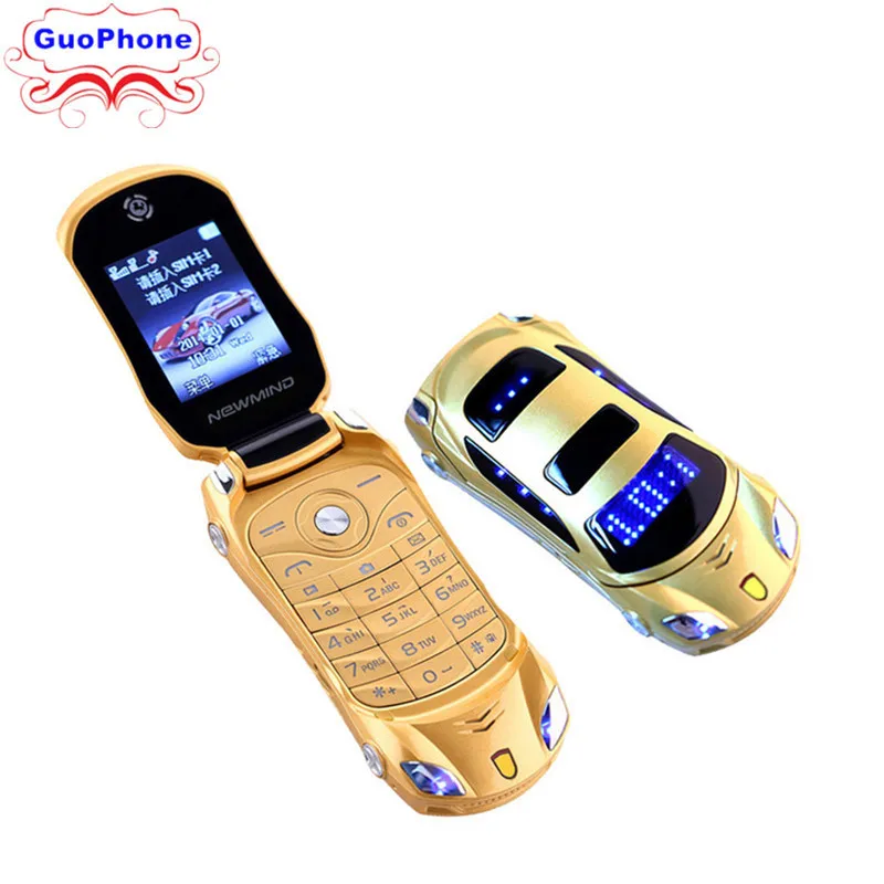 2018 NEWMIND F15 Flip Phone With Camera Dual SIM LED Light