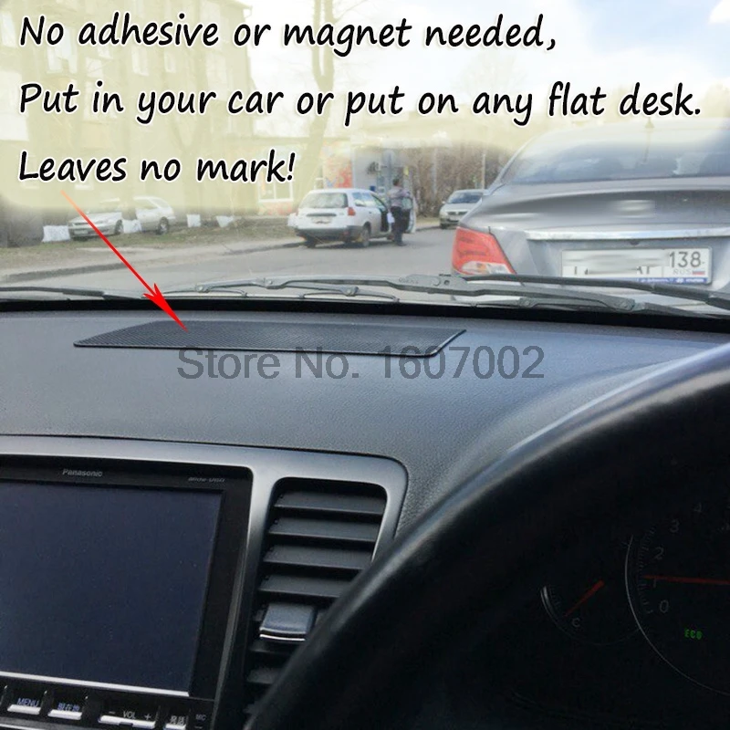 Anti-Slip Mat for Mobile Phone mp4 Pad GPS Car Anti-skid Dashboard Sticky Soft Anti-Slip Mat Charm Anti Slip Pad