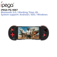 IPEGA PG-9087 Bluetooth Gamepad para Android/IOS teléfono inteligente PG 9087 extensible juego para Tablet PC Android Tv caja
