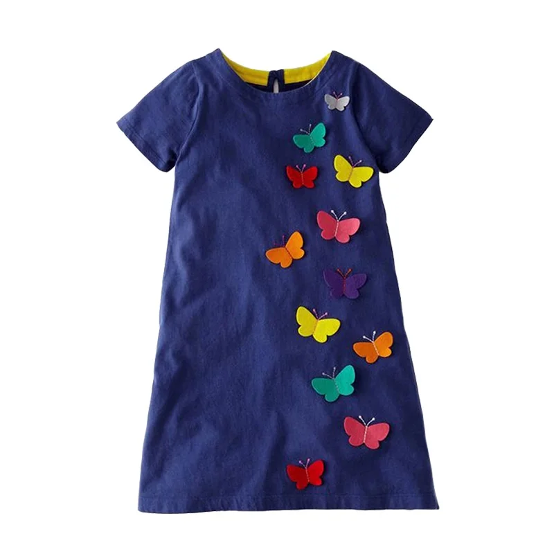 

VIKITA Retail Summer Girls Dress Baby Butterfly Clothes Baby Kids Dresses for Girls Costume Children Princess Dresses JM6808