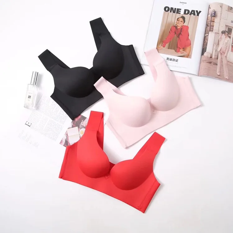 Jerrinut Women Bra Sexy Seamless Push Up Bra Wire Free Underwear Bras For Women Bralette Intimates Female Underwear 009 (1)