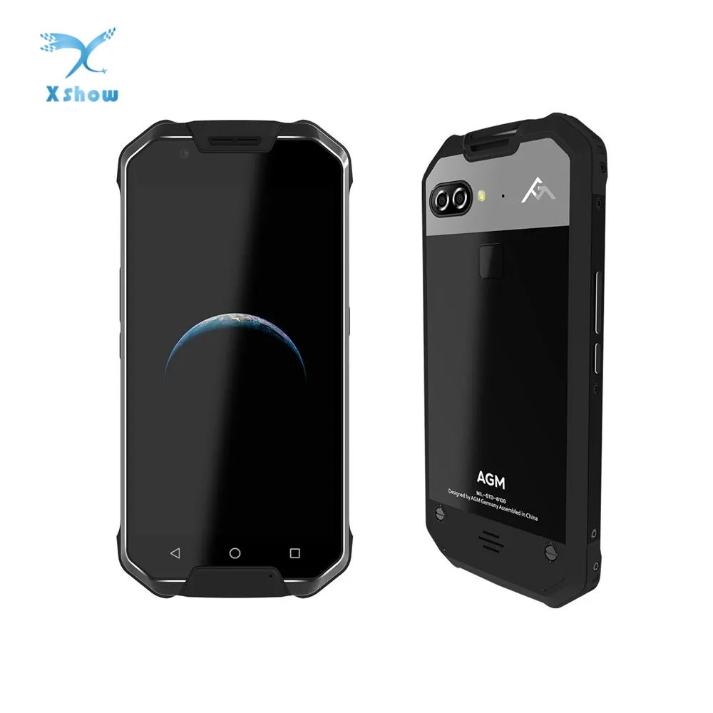 

AGM X2 SE 5.5" FHD Android 7.1 FDD LTE IP68 Mobile Phone 6GB 64GB MSM8976SG Octa Core Dual 12MP 6000mAh Without Floating Module