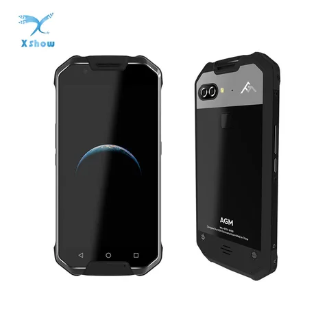 AGM 5 5  FHD Android 7 1 FDD LTE IP68 Mobile Phone 6GB 64GB MSM8976SG Octa Core Dual 12MP 6000mAh Without Floating Module
