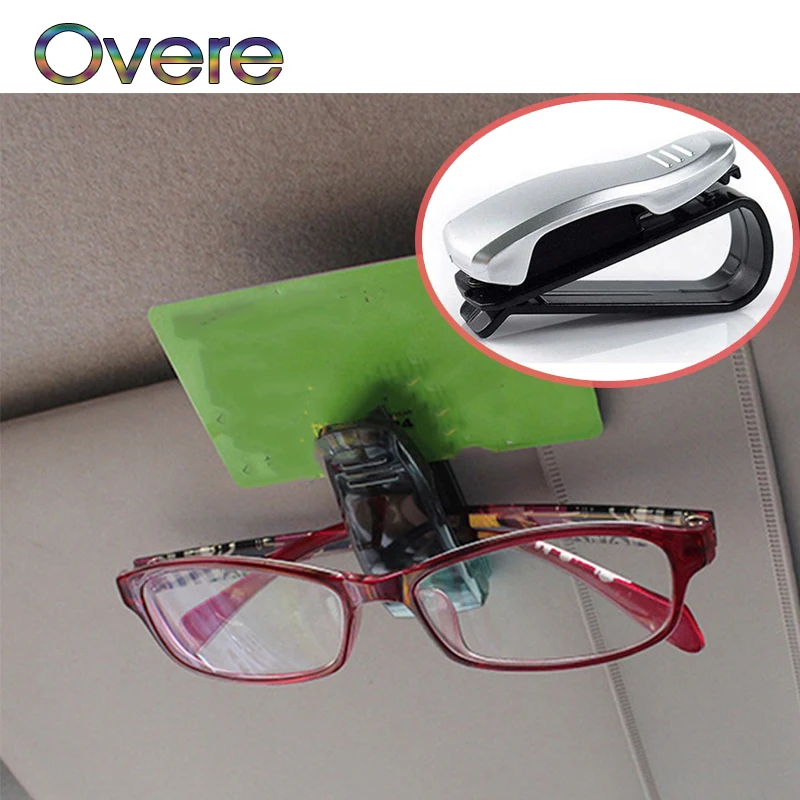 Overe 1Pc Auto Car glasses folder Paper clip For Mercedes W205 W203 Volvo XC90 S60 XC60 V40 Alfa Romeo 159 156